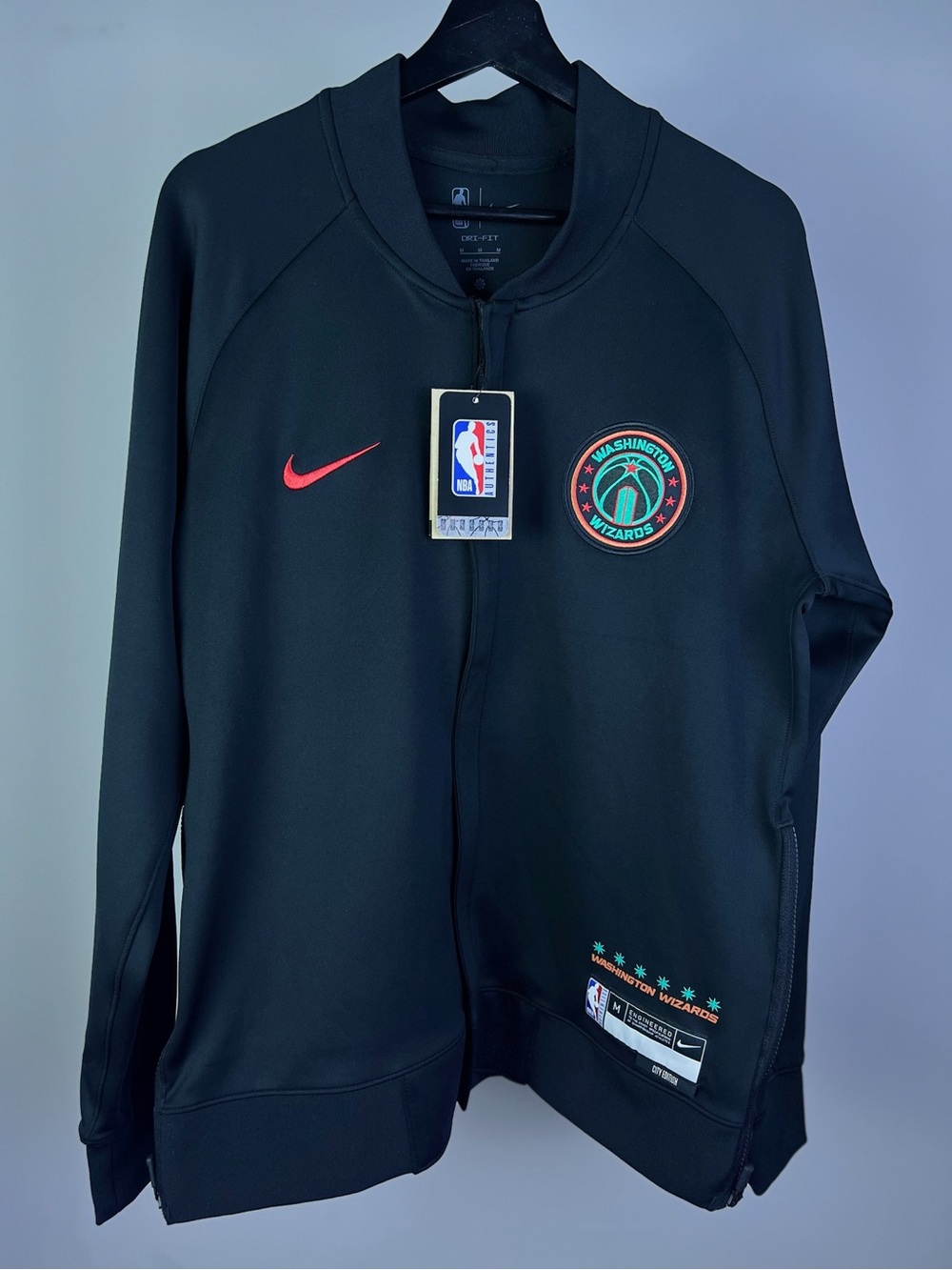 Washington Wizards Nike 2023/24 City Edition Showtime Men's XL Black Jacket NWT